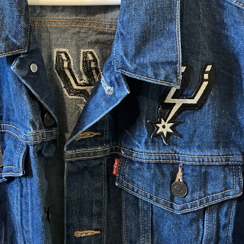 Levis x San Antonio Spurs Denim Trucker Jacket